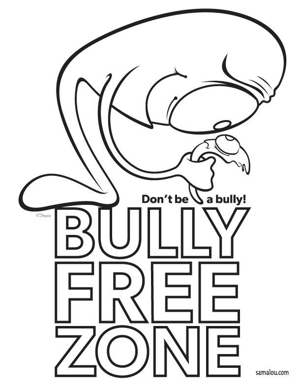 anti-bullying for K Colouring Pages