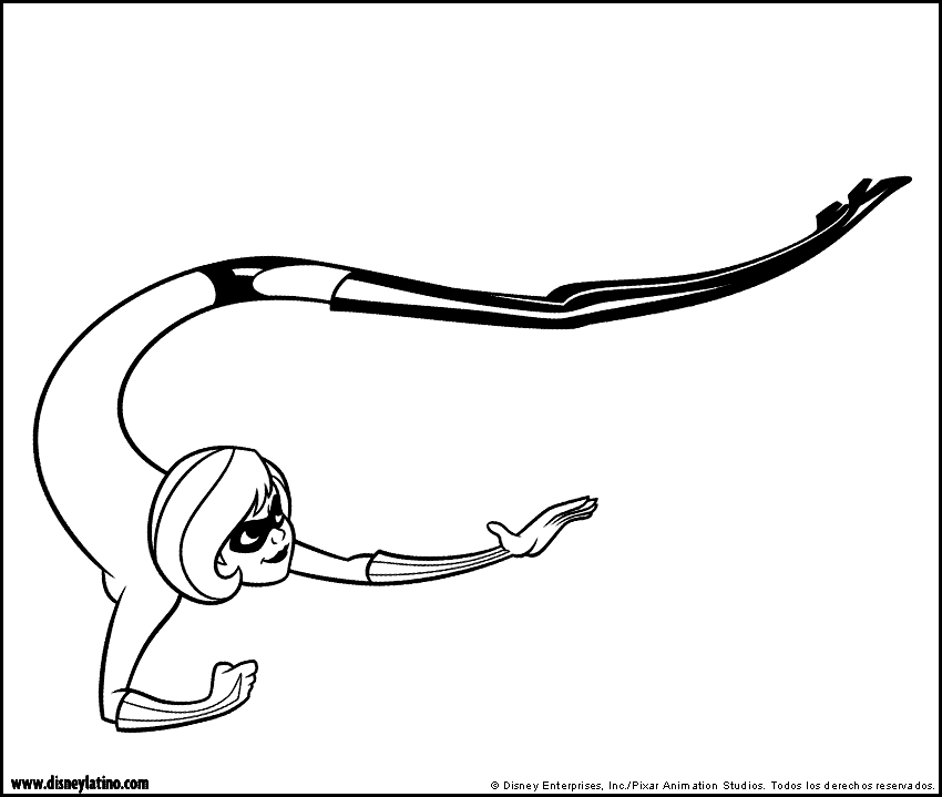 The Incredibles coloring pages - Printable Disney coloring pages 