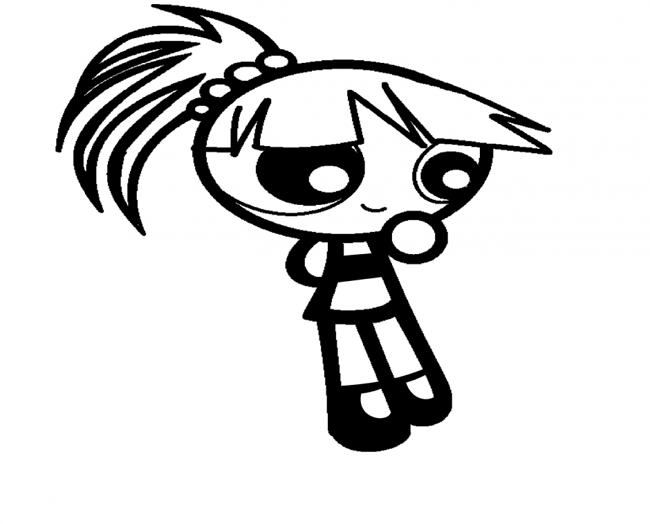 Powerpuff Girls Action Bubbles Blossom Buttercup Coloring Pages Id 