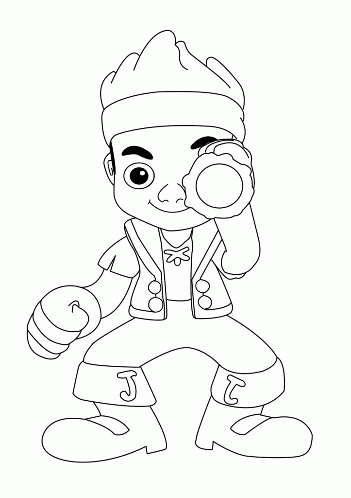 cool jake and the neverland pirates coloring pages for pictures 