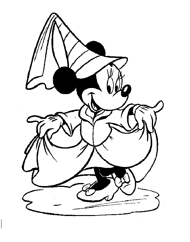 Minnie Mouse Coloring Pages | Coloring Pics