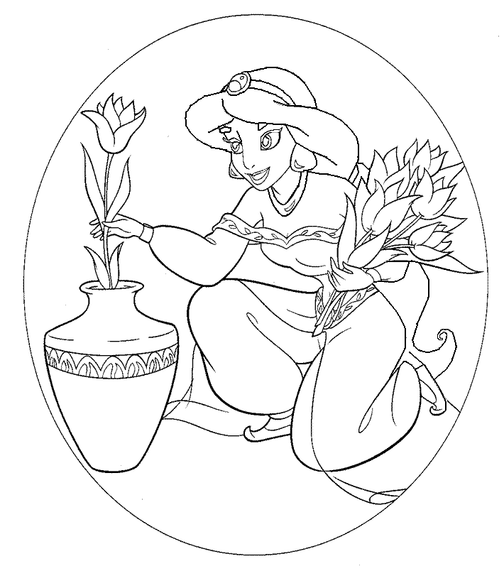jasmine flower Colouring Pages (page 2)