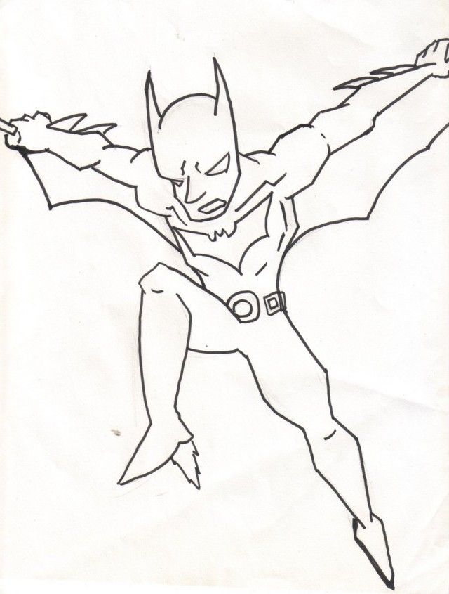 Batman Beyond Coloring Pages Coloring Pages For Adults Coloring 