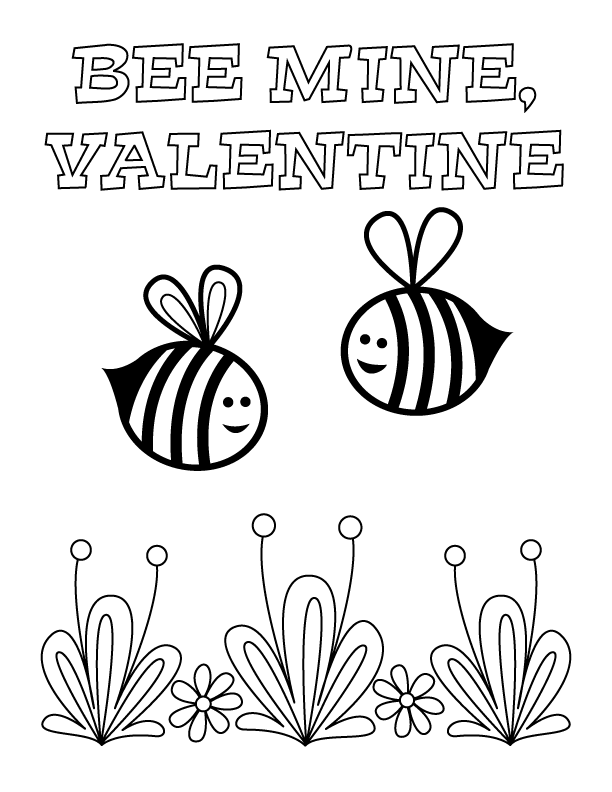 Pix For > Cute Valentines Day Coloring Pages