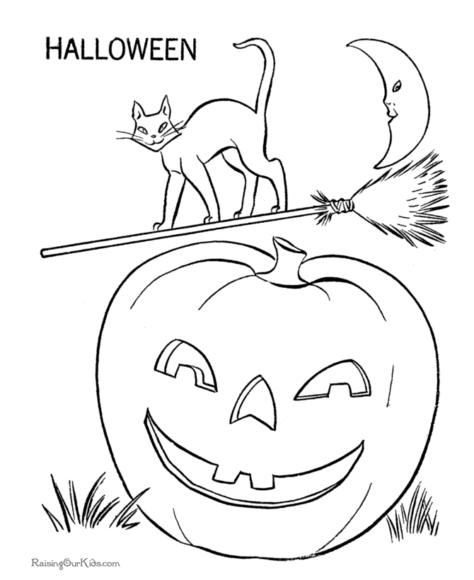 Halloween coloring page - 013