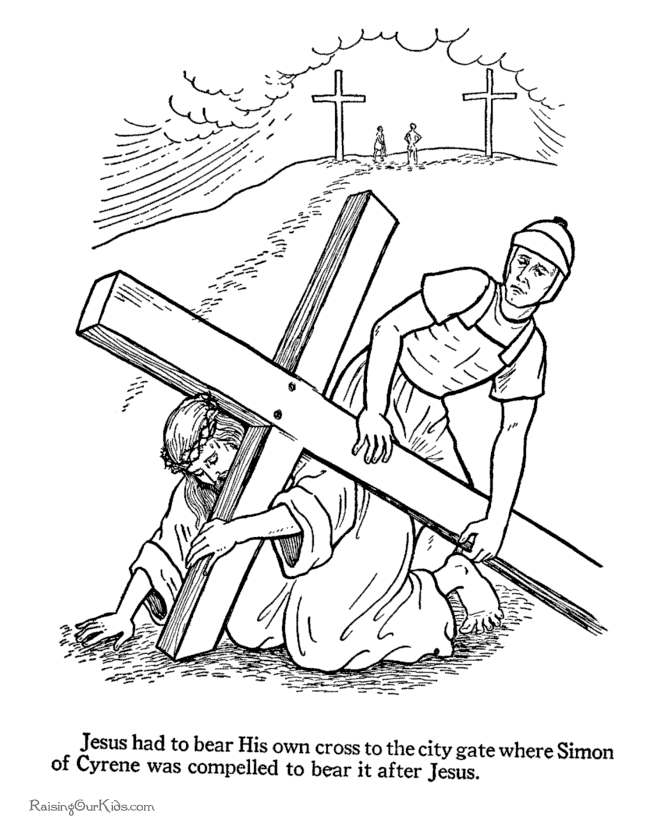 Christian Easter Coloring Pages for Kid - 010