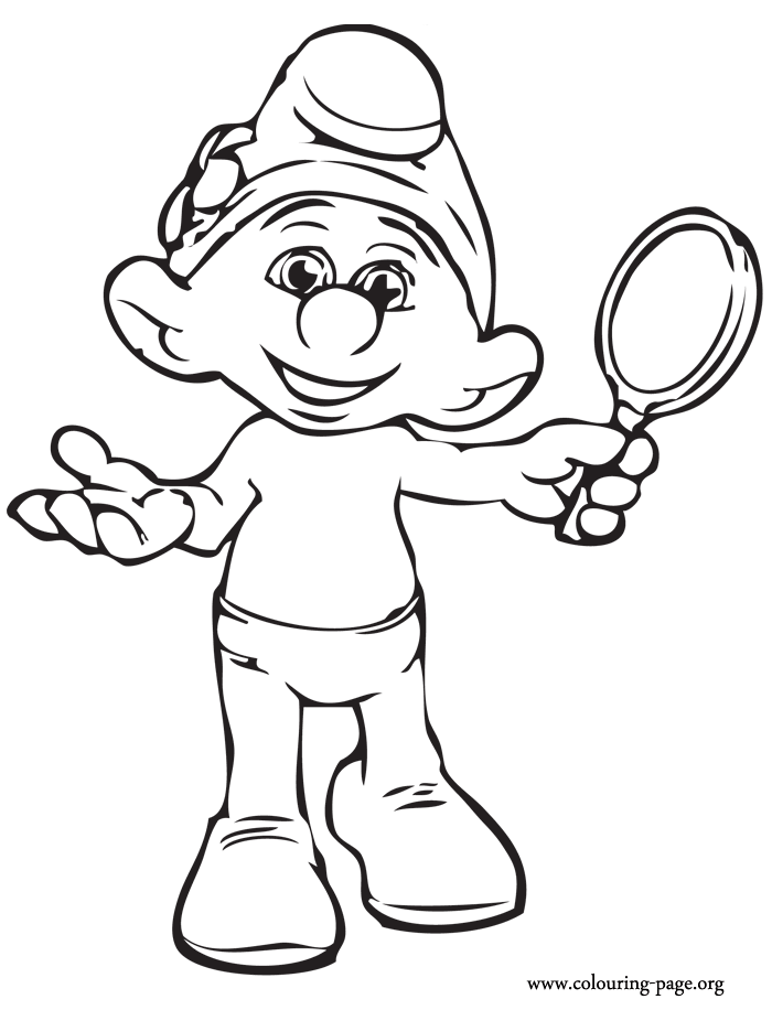 THE SMURF Colouring Pages