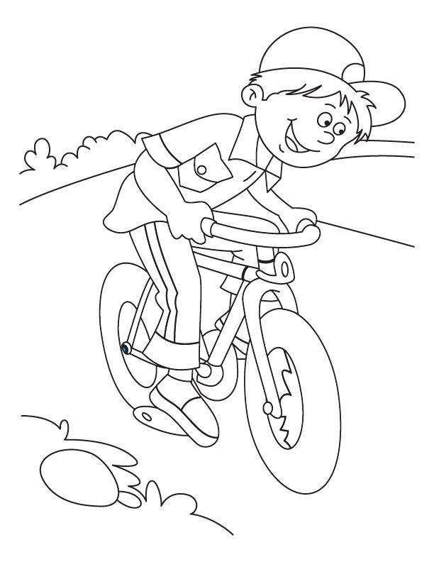 mountain bike coloring page | Download Free mountain bike coloring ...