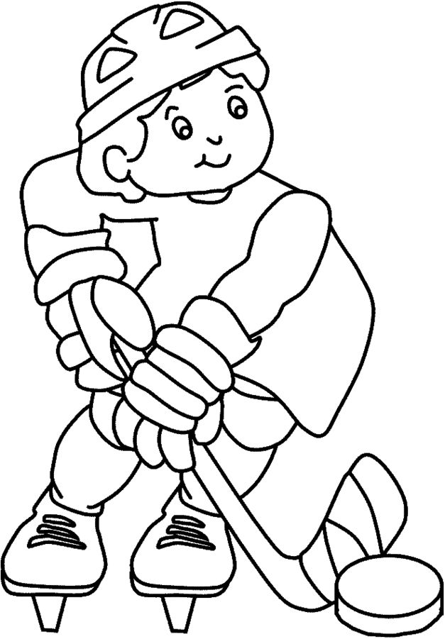 Hockey Coloring Pages | kids coloring pages | Printable Coloring Pages