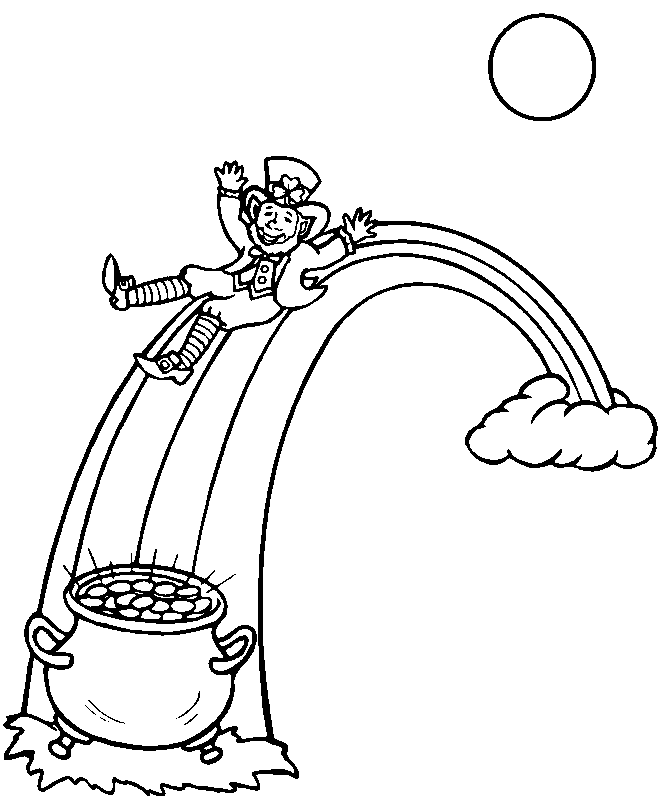 saint patricks day coloring page