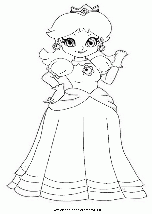 daisy mario kart Colouring Pages (page 2)