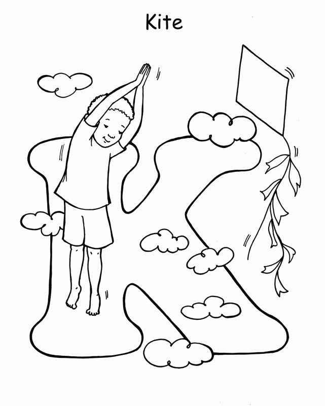 Coloring Pages Kites | Free coloring pages for kids