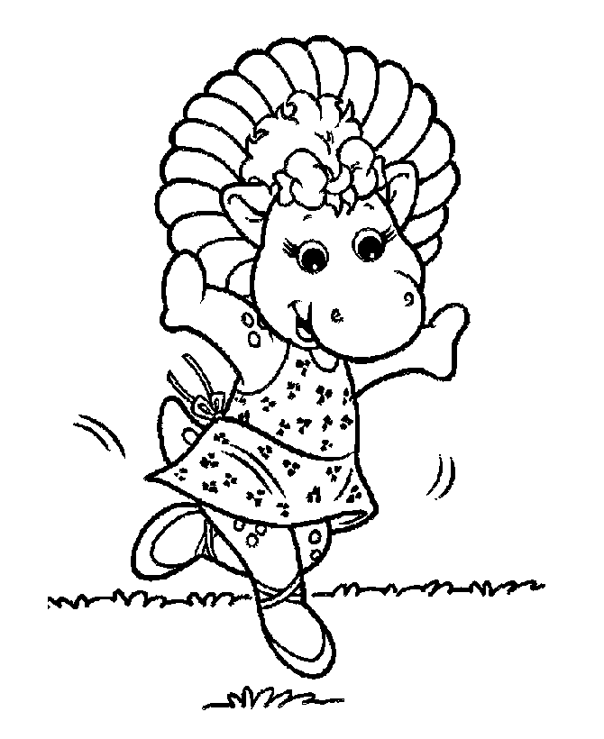 Barney Coloring Pages 2 Barney Coloring Pages