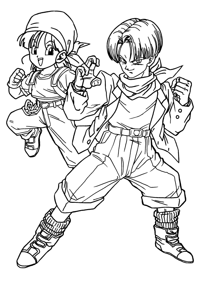 Coloring pages » Dragon ball z Coloring pages for kids | coloring 