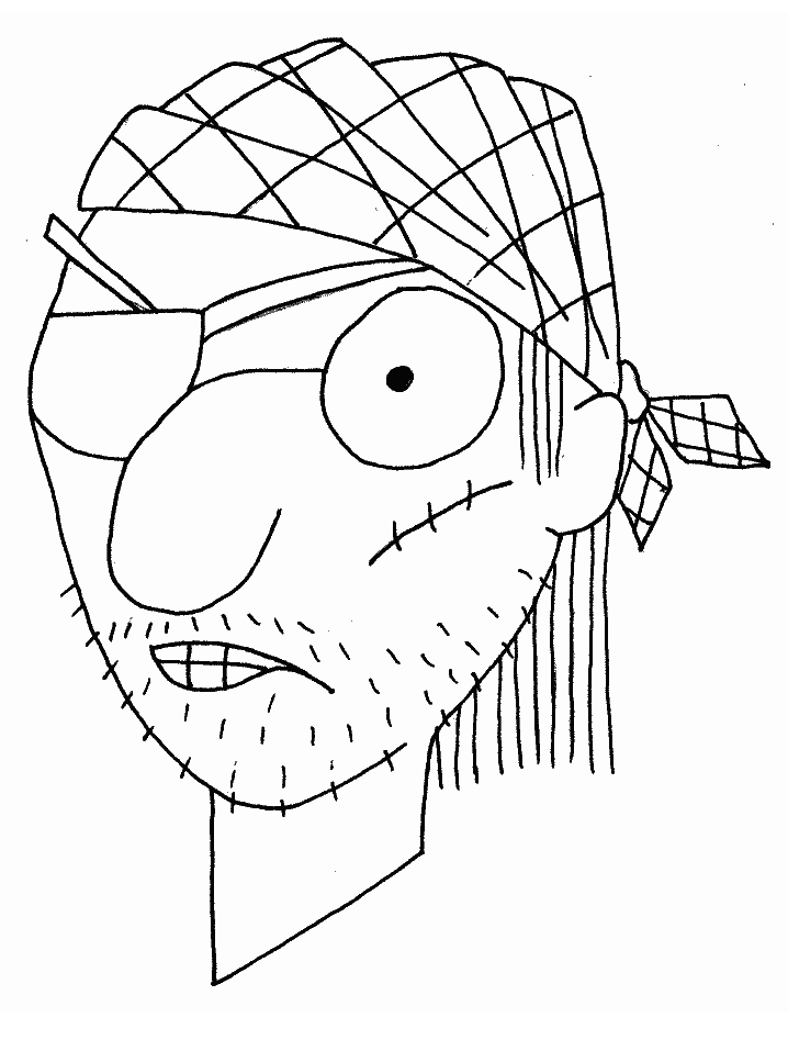 Pirate People Coloring Pages & Coloring Book