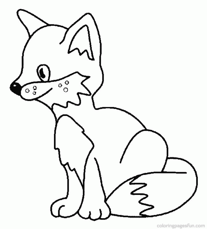 Fox Coloring Pages 10 | Free Printable Coloring Pages 