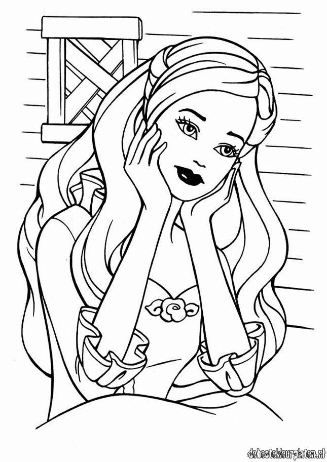Free Printable Barbie Of Swan Lake Coloring Pages | coloring pages