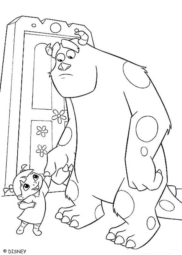 Monsters Inc Sully Coloring Page Images & Pictures - Becuo