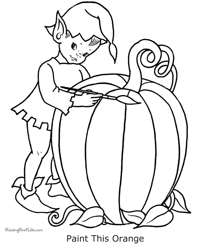 Free Coloring Pages For Halloween | Free coloring pages