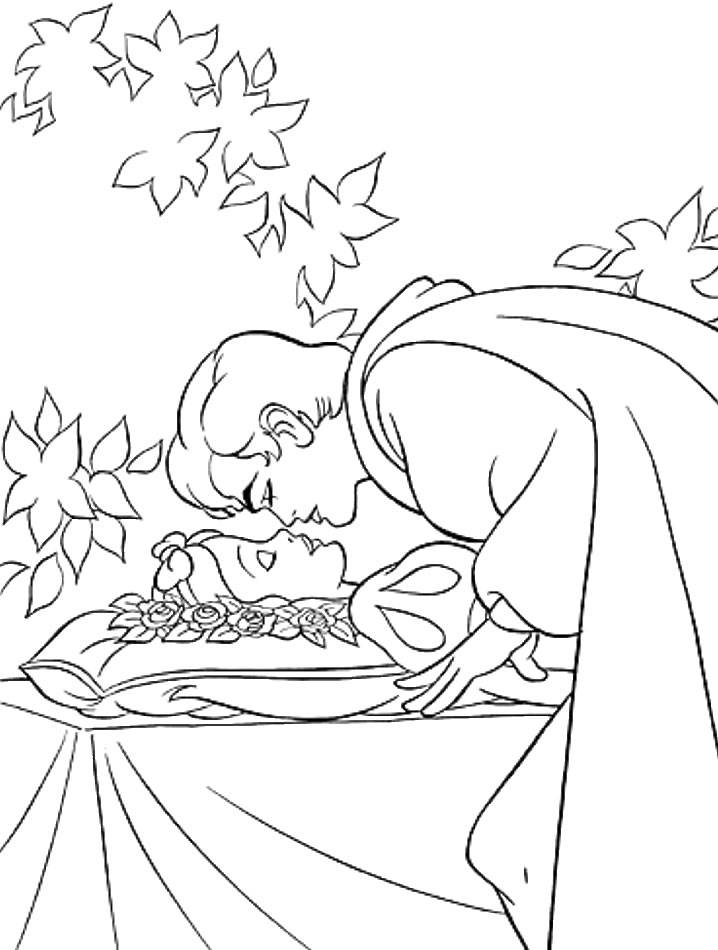 Coloring pages snow white and the seven dwarfs - picture 6