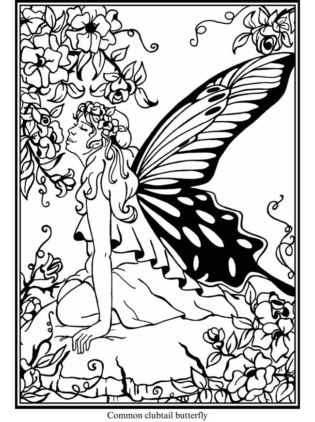 Mimi's Pixie Corner: Fairies! Free Coloring Pages!