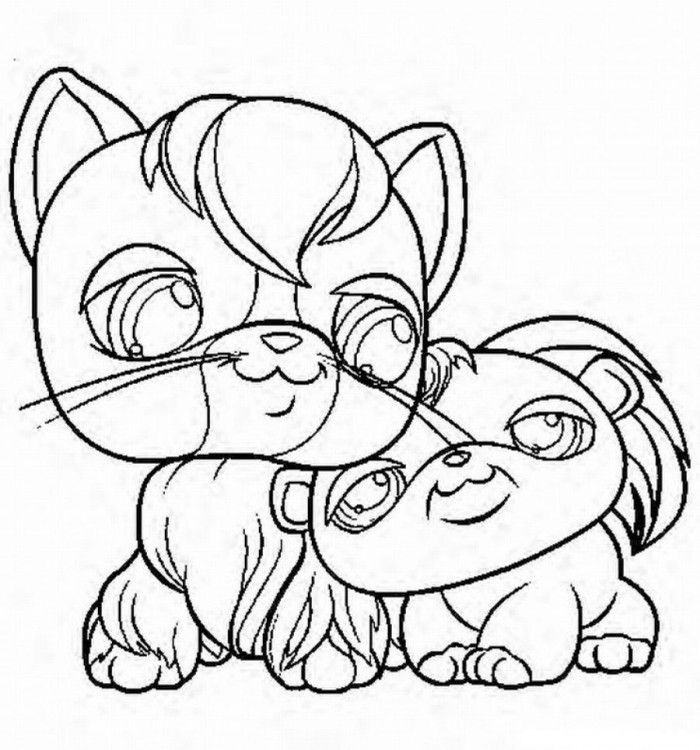 Littlest Pet Shop Fox Coloring Pages