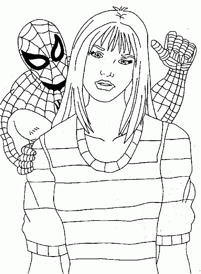 SpiderMan Coloring Pages | HelloColoring.com | Coloring Pages
