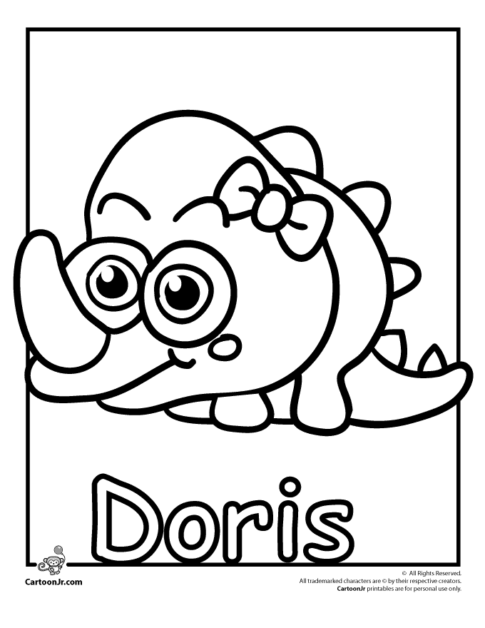 Pin Moshi Monsters Colouring Pages Moshlings