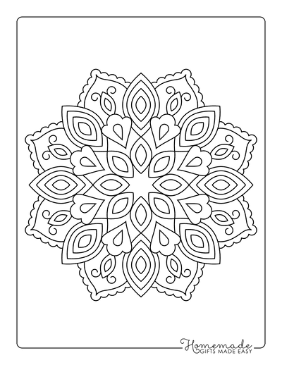 Free Printable Mandala Coloring Pages