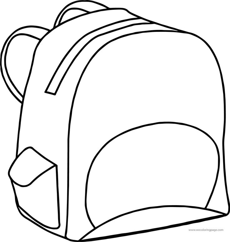 Be School Bag Coloring Page. Coloring Page, Coloring Sheets For Kids ...