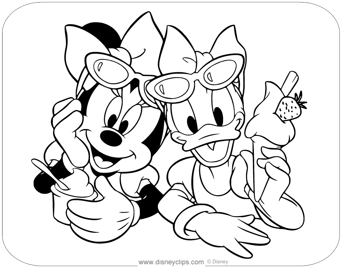 Mickey Mouse & Friends Coloring Pages | Disneyclips.com