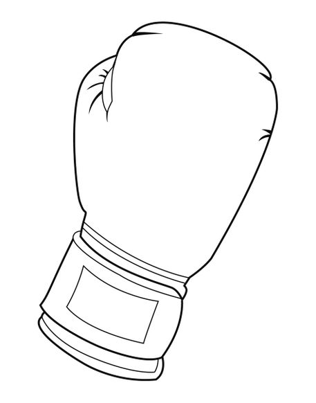 Boxing Glove Coloring Page - Get ...