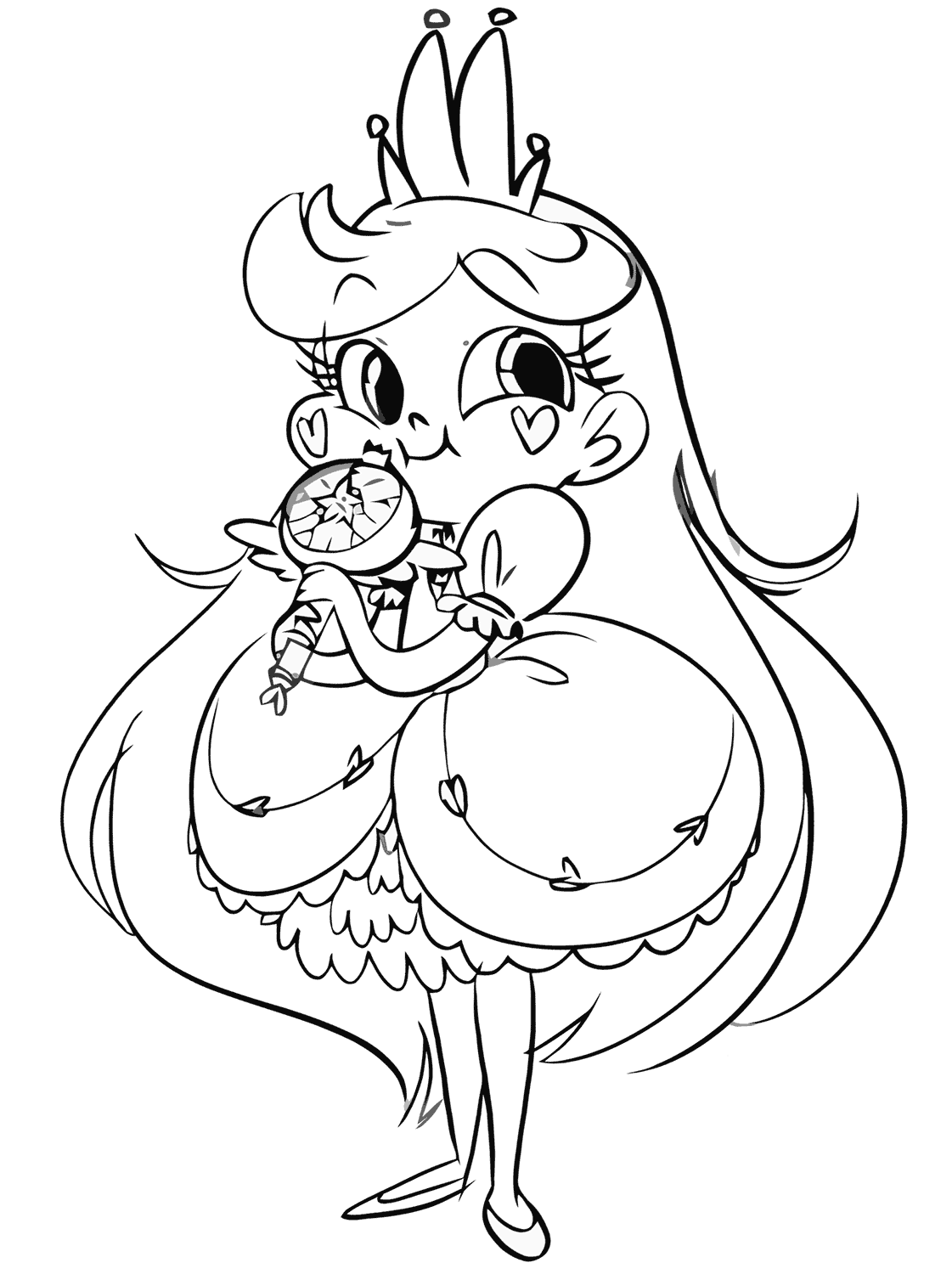 Star vs the forces of evil coloring pages - YouLoveIt.com