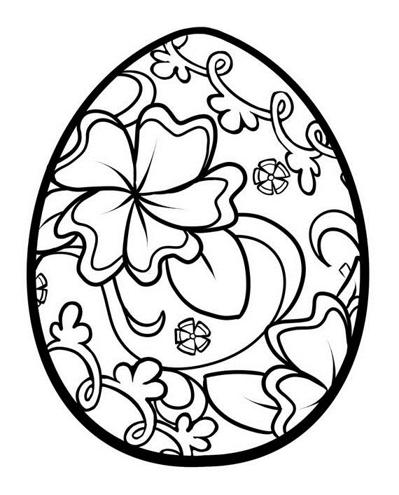 Unique Spring & Easter Holiday Adult Coloring Pages Designs -