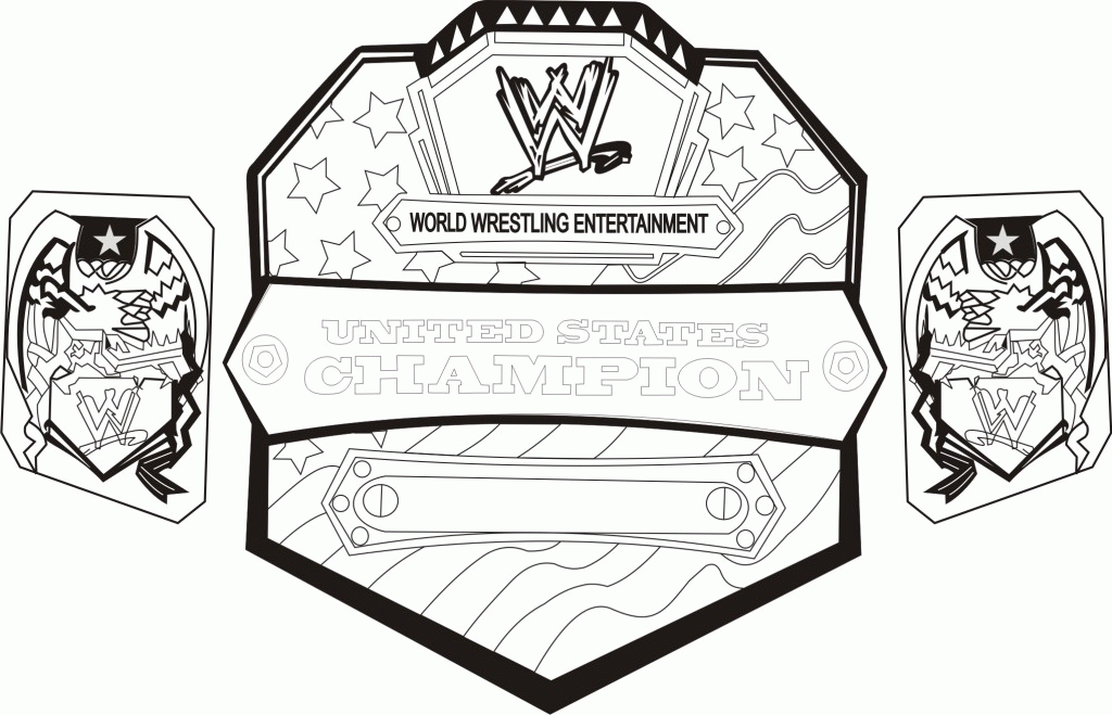 Wwe S - Coloring Pages for Kids and for Adults