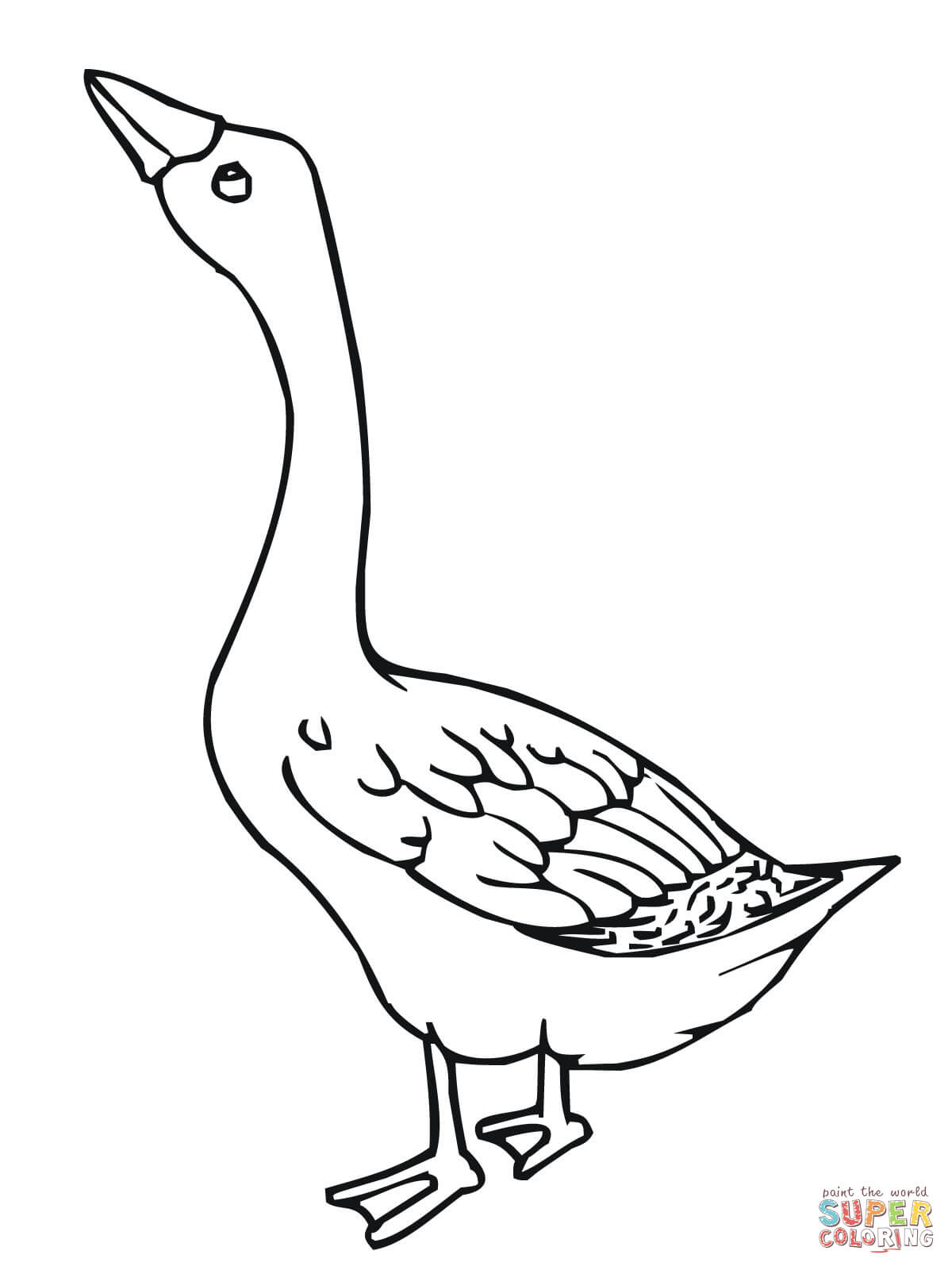 Gooses coloring pages | Free Coloring Pages