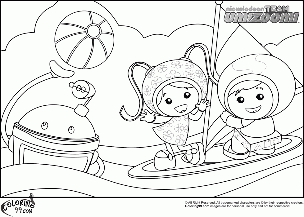 Team Umizoomi Coloring Pages Printable - Colorine.net | #10896