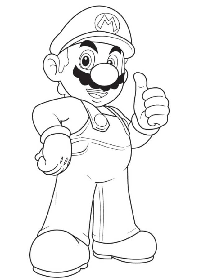 Print Mario Coloring Pages For Boys or Download Mario Coloring ...