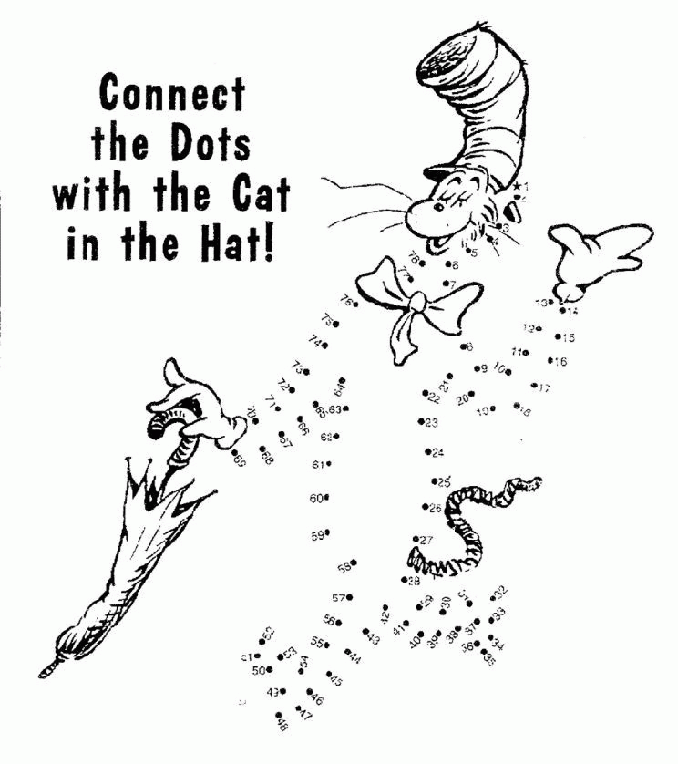 Dr Seuss Coloring Pages One Fish Two Fish