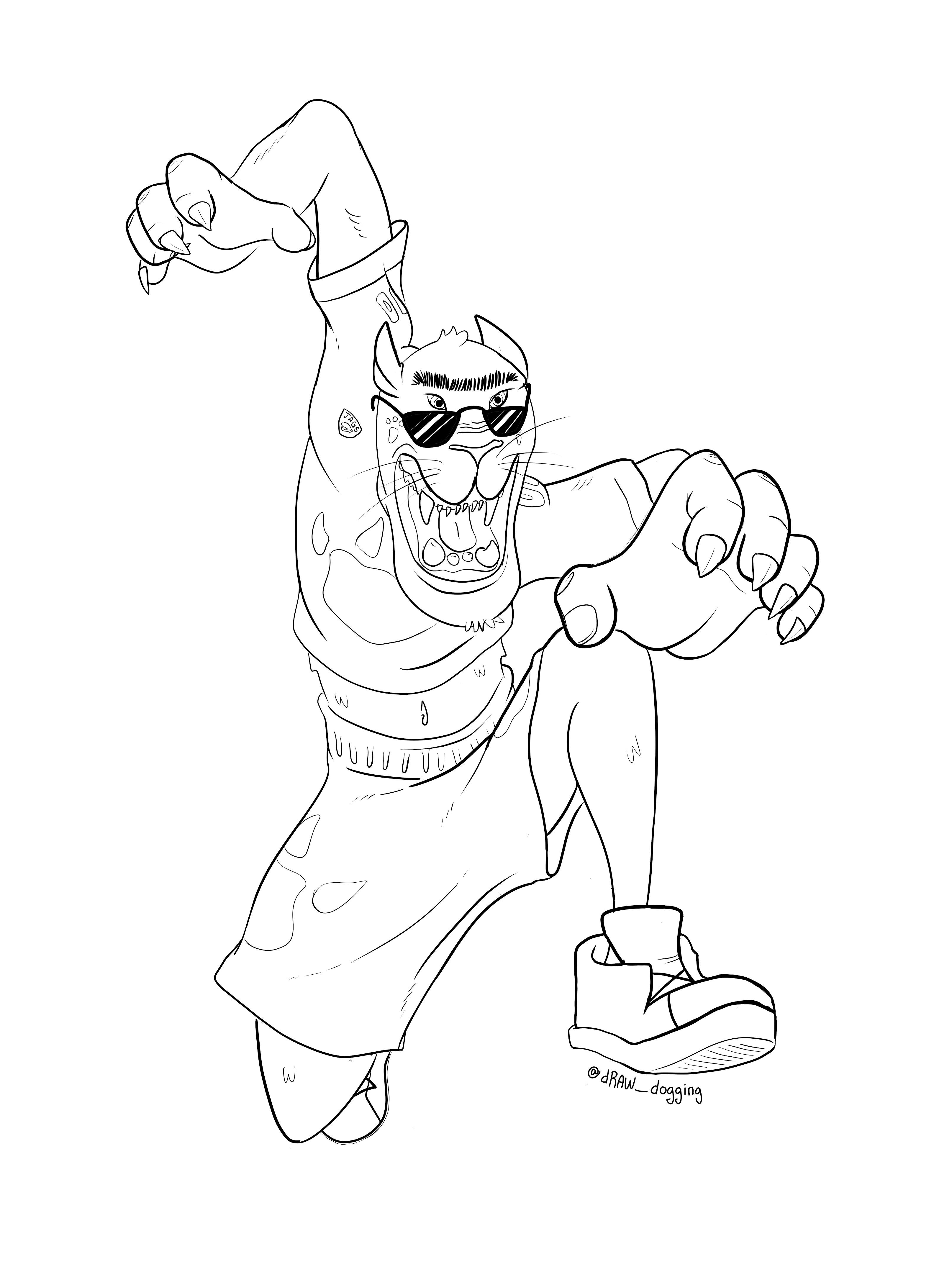 I drew Jaxson De Ville as a comic. : r/Jaguars