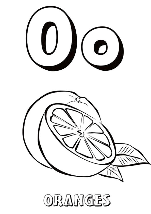 Free Printable Orange Coloring Pages, Orange Coloring Pictures for  Preschoolers, Kids | Parentune.com