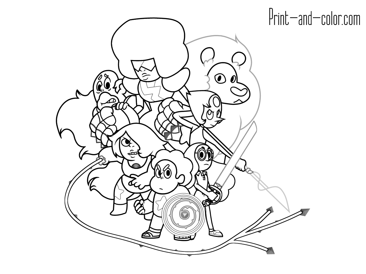 Steven Universe coloring pages | Print and Color.com