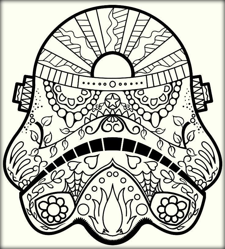 Mexican Sugar Skull Coloring Pages for Adults - Color Zini