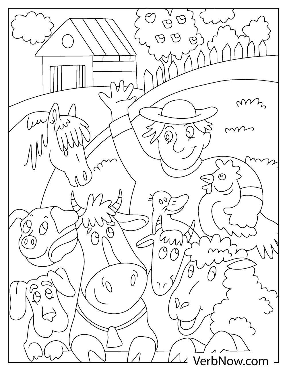 Free FARMS Coloring Pages & Book for Download (Printable PDF) - VerbNow