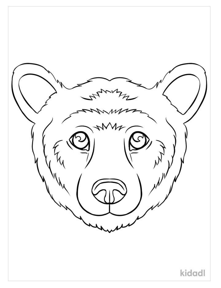 25 Free Bear Coloring Pages for Kids and Adults - Blitsy