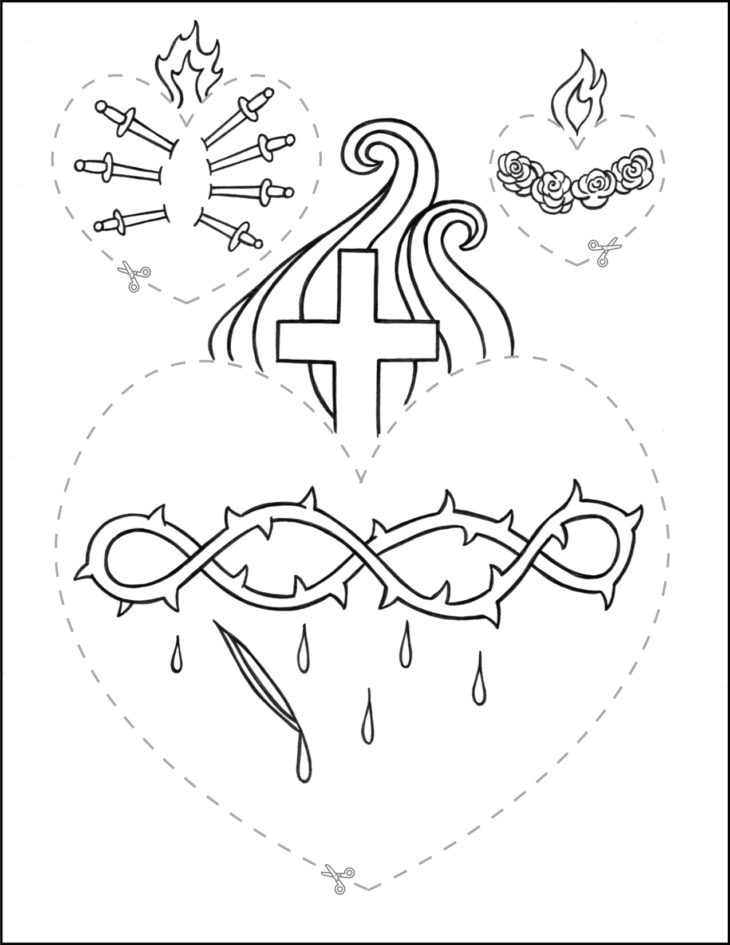 heart Archives - The Catholic Kid - Catholic Coloring Pages and Games for  Children