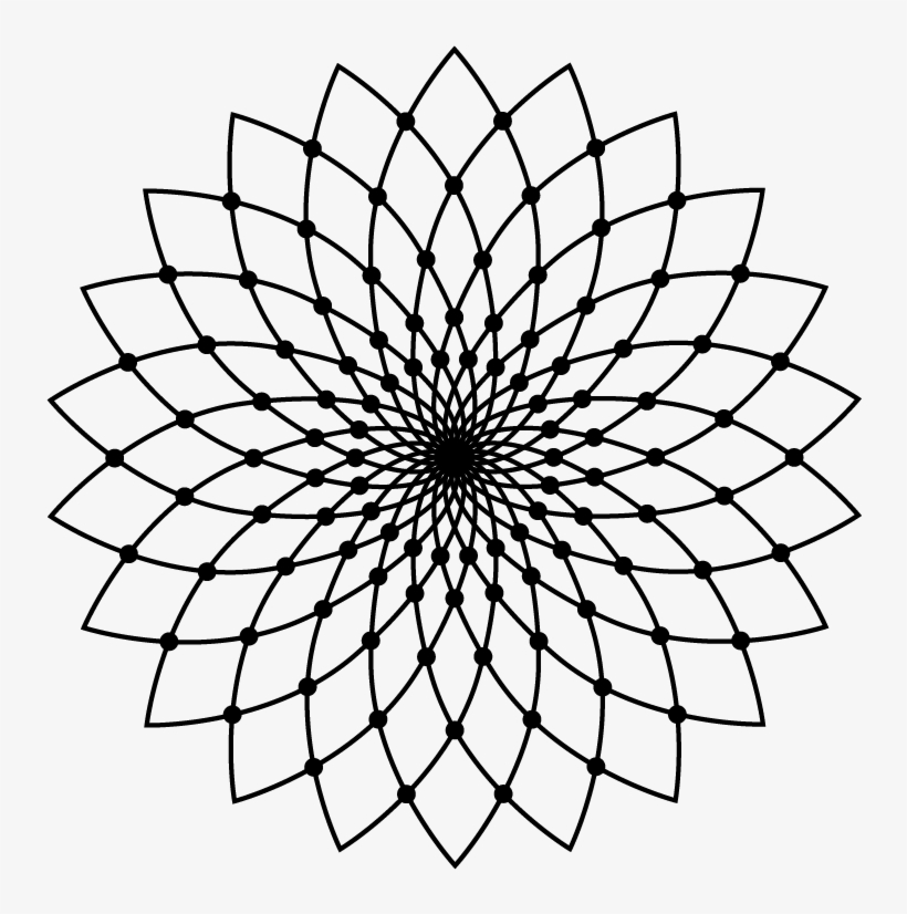 Sacred Geometry Vector Illustrations Vol 3 Black-01 - Soulwork Geometric  Coloring Pages - Free Transparent PNG Download - PNGkey