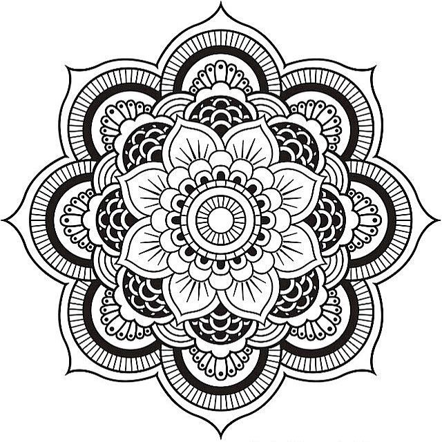 Free, Printable Mandala Coloring Pages for Adults