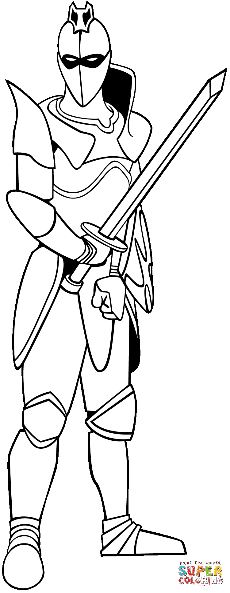 Knight Of Evil coloring page | Free Printable Coloring Pages