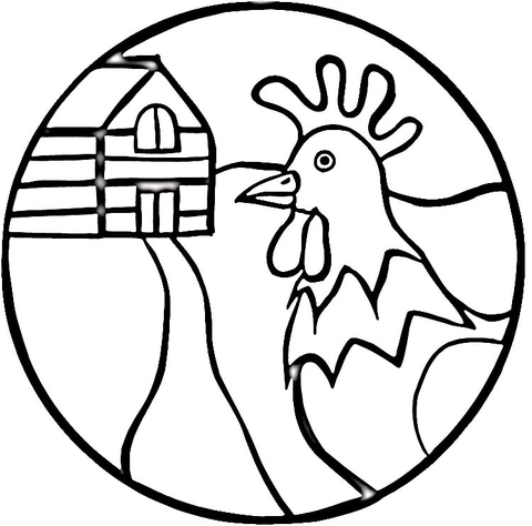 Way to the Barn coloring page | Free Printable Coloring Pages